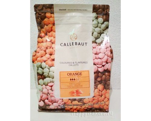 Шоколад Callebaut Orange для кондитеров, 100гр.